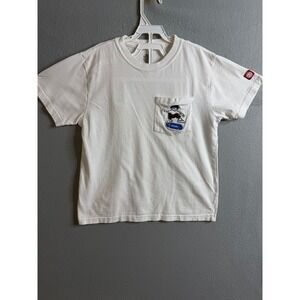 Element‎ Skateboard T-Shirt Boys 7 Graphic Pocket Tee White Patch Logo Kids